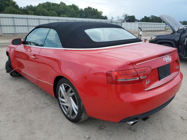 WAULFAFHXCN001952 - 2012 AUDI A5 PREMIUM PLUS RED photo 2