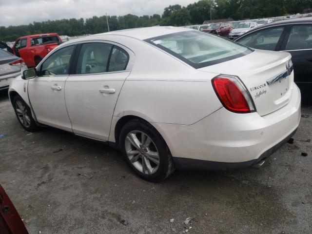 1LNHL9DR2AG609182 - 2010 LINCOLN MKS WHITE photo 2