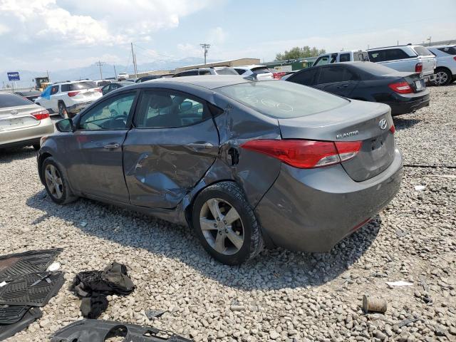 5NPDH4AE2CH132793 - 2012 HYUNDAI ELANTRA GLS GRAY photo 2