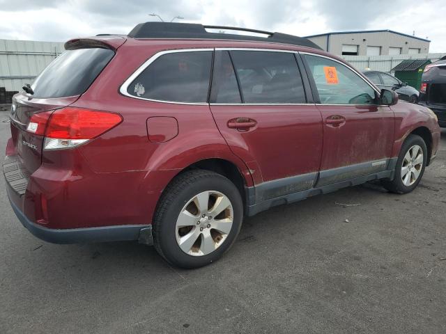 4S4BRBCC4B1402273 - 2011 SUBARU OUTBACK 2.5I PREMIUM RED photo 3