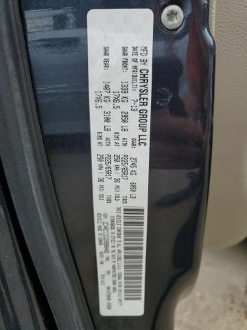 2C4RC1CG3DR808402 - 2013 CHRYSLER TOWN & COU TOURING L BLUE photo 13