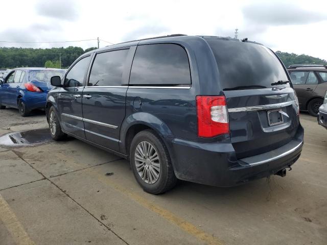 2C4RC1CG3DR808402 - 2013 CHRYSLER TOWN & COU TOURING L BLUE photo 2