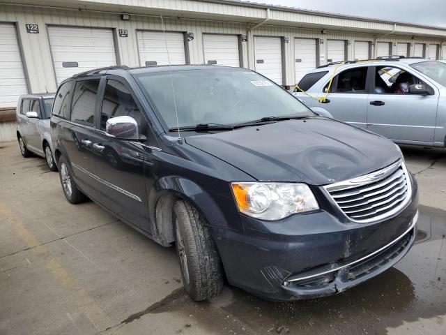 2C4RC1CG3DR808402 - 2013 CHRYSLER TOWN & COU TOURING L BLUE photo 4