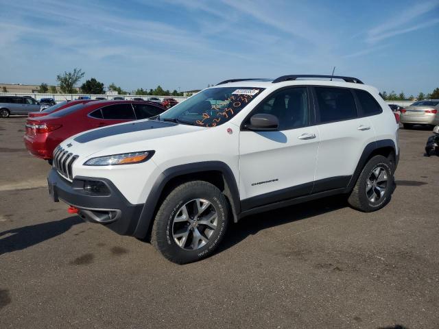 1C4PJMBS4HW538680 - 2017 JEEP CHEROKEE TRAILHAWK WHITE photo 1