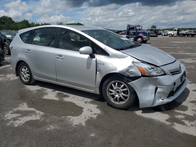 JTDZN3EU7D3222352 - 2013 TOYOTA PRIUS V SILVER photo 4