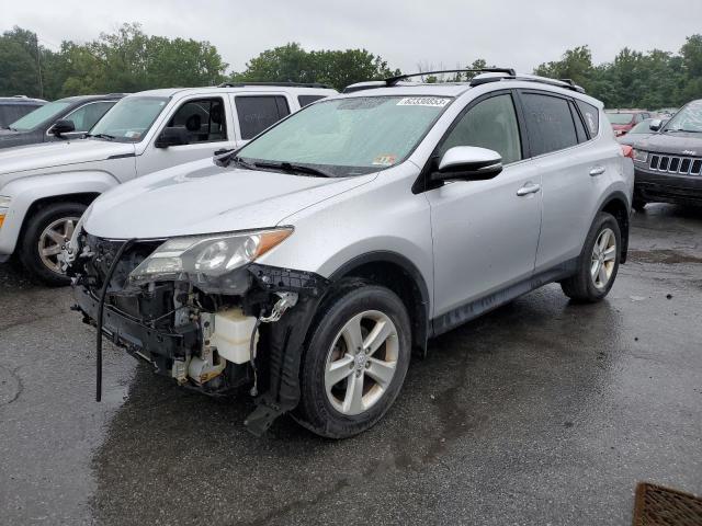 JTMRFREV7DD020839 - 2013 TOYOTA RAV4 XLE SILVER photo 1