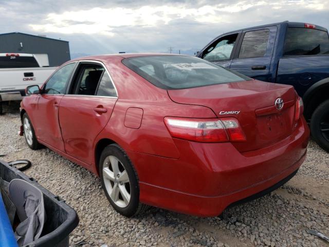 4T1BE46K49U349352 - 2009 TOYOTA CAMRY BASE RED photo 2