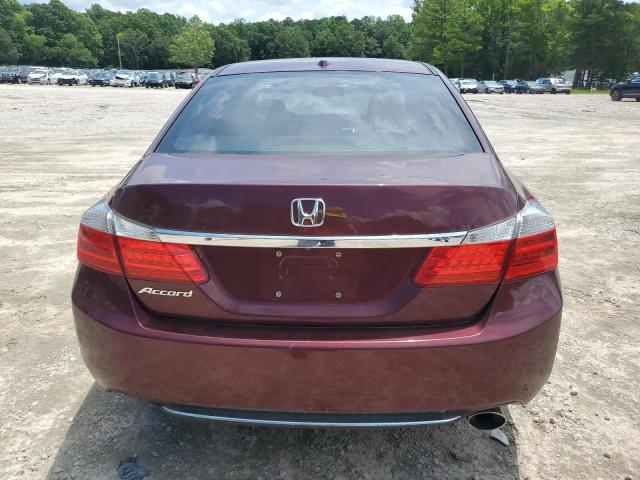 1HGCR2F86EA093086 - 2014 HONDA ACCORD EXL BURGUNDY photo 6