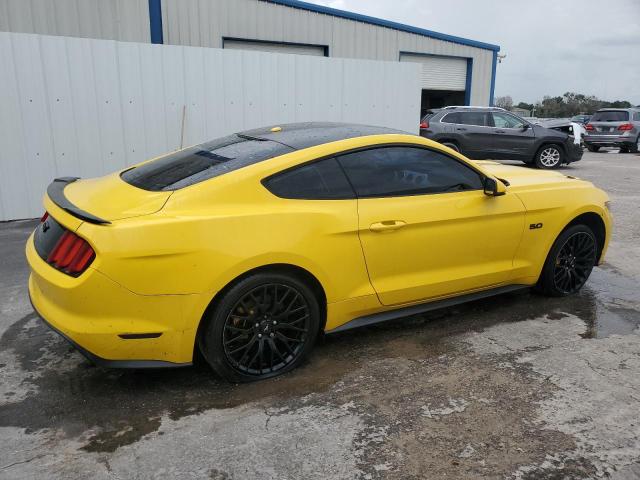 1FA6P8CF7G5201367 - 2016 FORD MUSTANG GT YELLOW photo 3