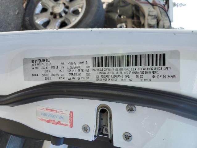 3C6UR5FL0JG202444 - 2018 RAM 2500 LARAMIE Beyaz fotoğraf 12