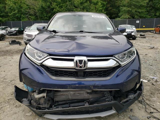 7FARW2H86JE046547 - 2018 HONDA CR-V EXL BLUE photo 5