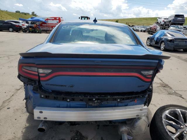 2C3CDXMG5NH233011 - 2022 DODGE CHARGER GT BLUE photo 6