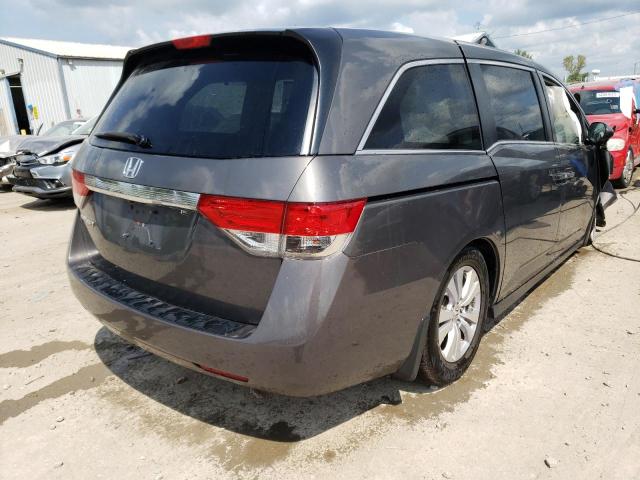 5FNRL5H41EB030006 - 2014 HONDA ODYSSEY EX GRAY photo 3