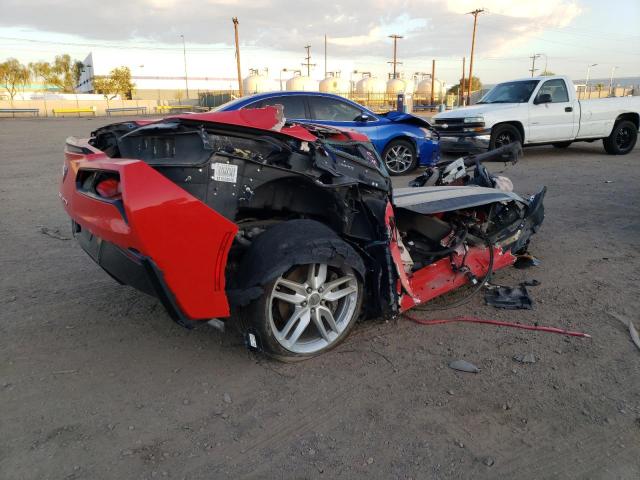 1G1YF2D70J5105445 - 2018 CHEVROLET CORVETTE STINGRAY 3LT RED photo 3