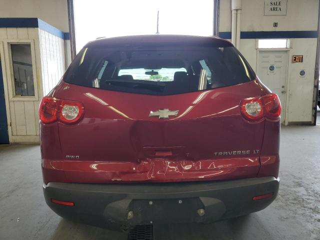 1GNKVGED0CJ241982 - 2012 CHEVROLET TRAVERSE LT 红色 照片 6