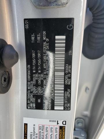 JTEMU5JR7M5924407 - 2021 TOYOTA 4RUNNER SR5/SR5 PREMIUM 银色 照片 13