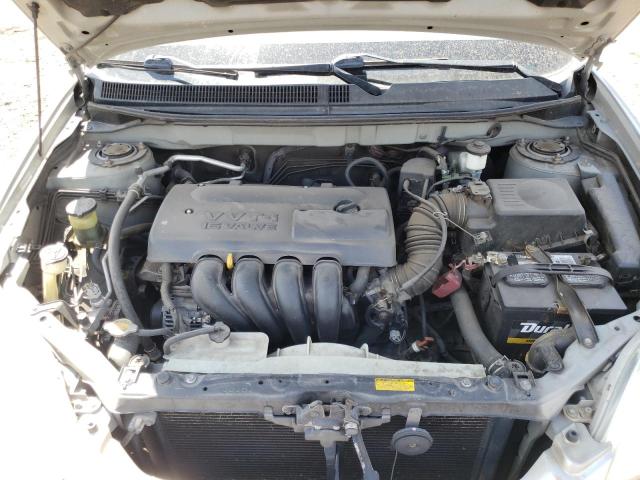 2T1KR32E24C307917 - 2004 TOYOTA COROLLA MA XR SILVER photo 11