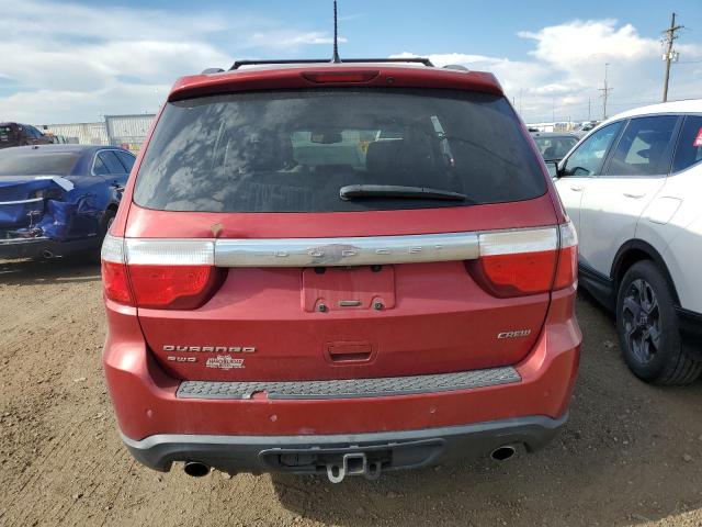 1D4SE4GT6BC695218 - 2011 DODGE DURANGO CREW RED photo 6