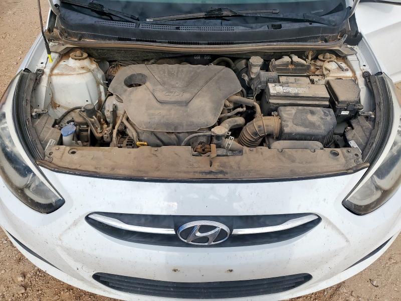 KMHCT4AE9HU321282 - 2017 HYUNDAI ACCENT SE WHITE photo 11