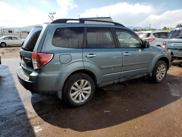 JF2SHAECXCH462471 - 2012 SUBARU FORESTER LIMITED TEAL photo 3