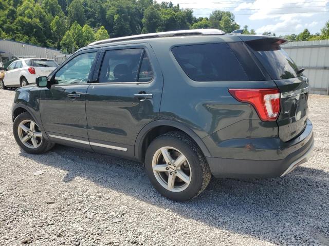 1FM5K7D84GGA16529 - 2016 FORD EXPLORER XLT GREEN photo 2