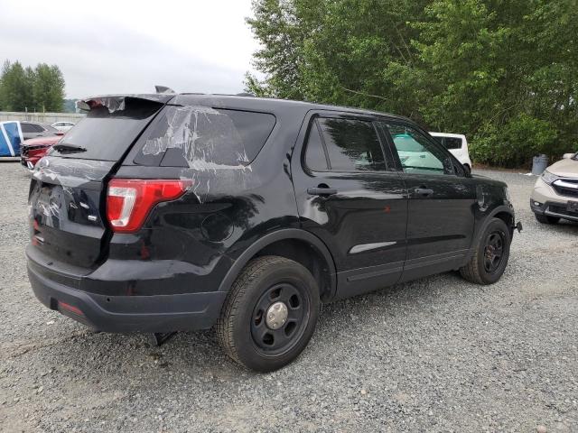 1FM5K8ARXJGC76766 - 2018 FORD EXPLORER POLICE INTERCEPTOR Noir photo 3