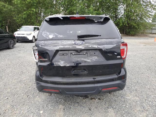 1FM5K8ARXJGC76766 - 2018 FORD EXPLORER POLICE INTERCEPTOR Noir photo 6