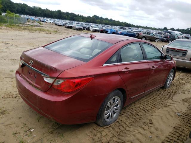 5NPEB4AC7CH363452 - 2012 HYUNDAI SONATA GLS BURGUNDY photo 3