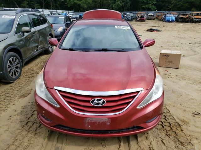 5NPEB4AC7CH363452 - 2012 HYUNDAI SONATA GLS BURGUNDY photo 5