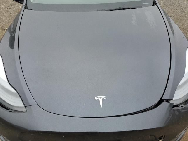 7SAYGDED8SF227655 - 2025 TESLA MODEL Y ნაცრისფერი ფოტო 11