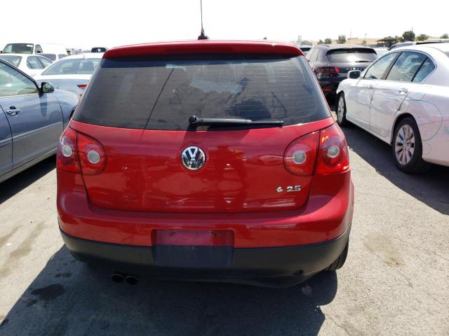 WVWDB71K08W181355 - 2008 VOLKSWAGEN RABBIT RED photo 6