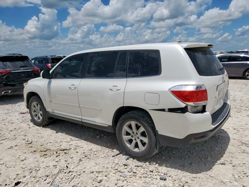 5TDZA3EH7CS018923 - 2012 TOYOTA HIGHLANDER BASE Սպիտակ լուսանկար 2