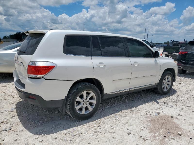 5TDZA3EH7CS018923 - 2012 TOYOTA HIGHLANDER BASE Սպիտակ լուսանկար 3