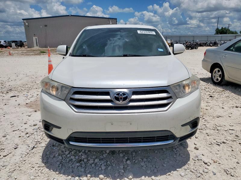 5TDZA3EH7CS018923 - 2012 TOYOTA HIGHLANDER BASE Սպիտակ լուսանկար 5