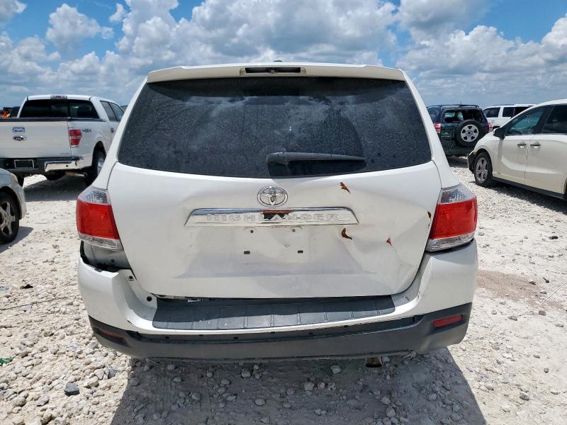 5TDZA3EH7CS018923 - 2012 TOYOTA HIGHLANDER BASE Սպիտակ լուսանկար 6