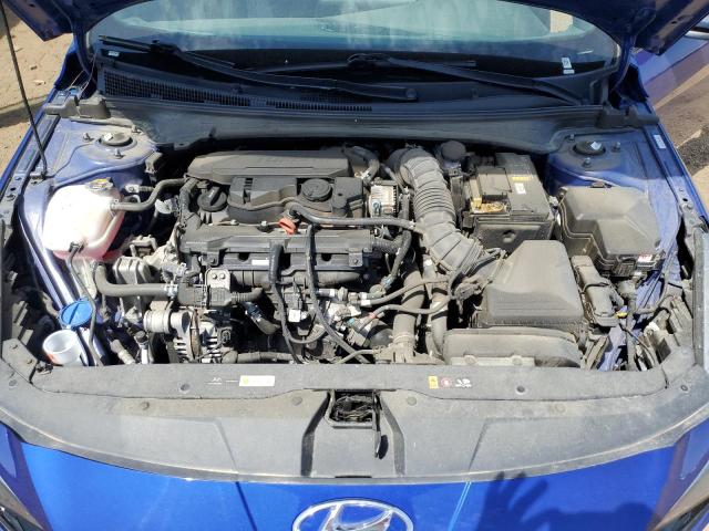 KMHLR4AF0NU241887 - 2022 HYUNDAI ELANTRA N LINE BLUE photo 11