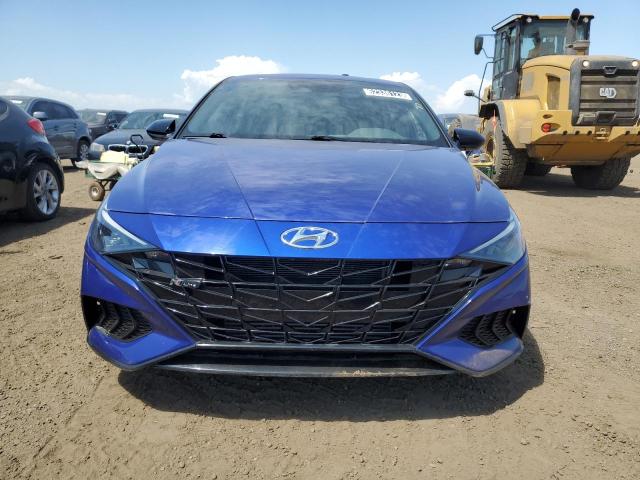 KMHLR4AF0NU241887 - 2022 HYUNDAI ELANTRA N LINE BLUE photo 5