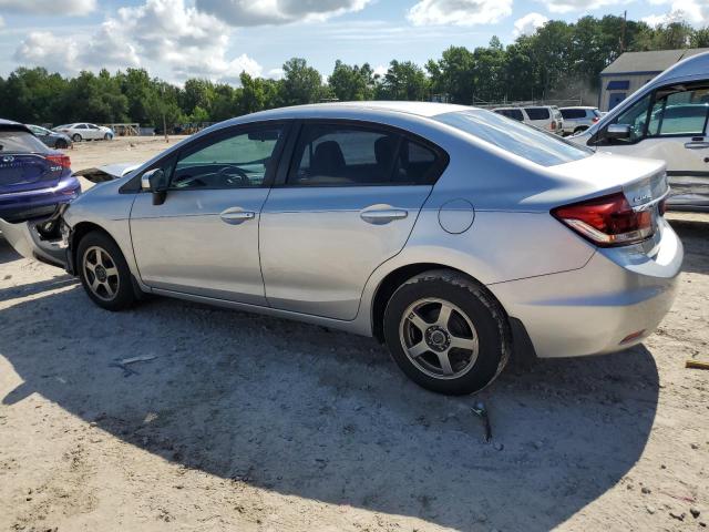 19XFB2F58FE039907 - 2015 HONDA CIVIC LX SILVER photo 2