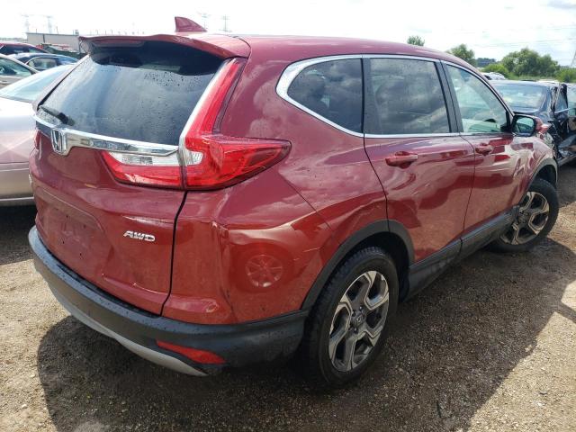 5J6RW2H87HL008659 - 2017 HONDA CR-V EXL RED photo 3