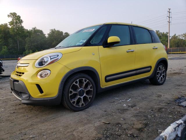 ZFBCFADH9EZ021694 - 2014 FIAT 500L TREKKING YELLOW photo 1