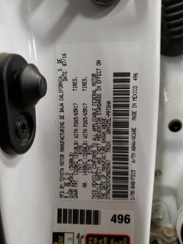 3TMAZ5CN7GM025967 - 2016 TOYOTA TACOMA DOUBLE CAB 白色 照片 13