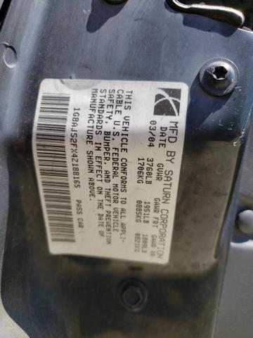 1G8AJ52FX4Z188165 - 2004 SATURN ION LEVEL 2 灰色 照片 13