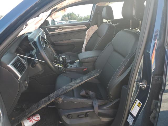 1V2JE2CA9MC219550 - 2021 VOLKSWAGEN ATLAS CROS SE Синий фото 7