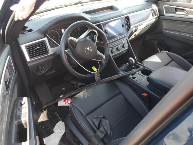 1V2JE2CA9MC219550 - 2021 VOLKSWAGEN ATLAS CROS SE Синий фото 8