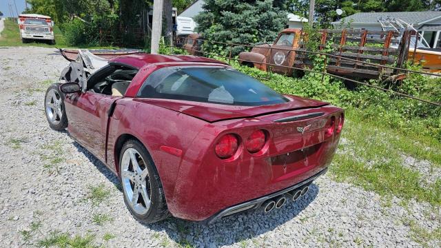 1G1YY26U675127018 - 2007 CHEVROLET CORVETTE MAROON photo 3