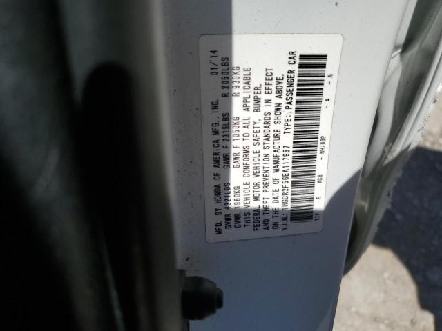 1HGCR2F56EA117957 - 2014 HONDA ACCORD SPORT WHITE photo 13