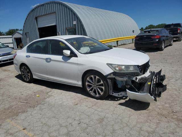 1HGCR2F56EA117957 - 2014 HONDA ACCORD SPORT WHITE photo 4