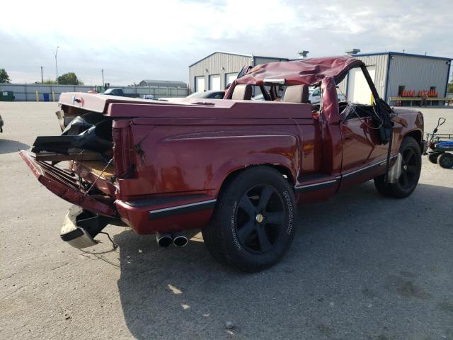 1GTDC14K5RZ502361 - 1994 GMC SIERRA C1500 RED photo 3