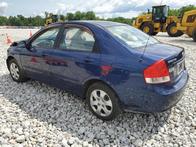 KNAFE121785576221 - 2008 KIA SPECTRA EX BLUE photo 2