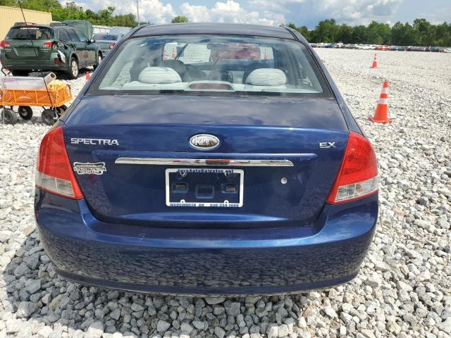 KNAFE121785576221 - 2008 KIA SPECTRA EX BLUE photo 6